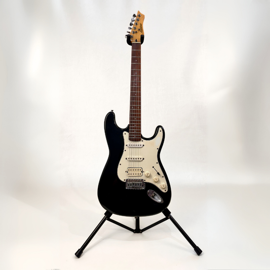 Hall of Fame: Ashton AG-150 Stratocaster-Style Electric Guitar in Black