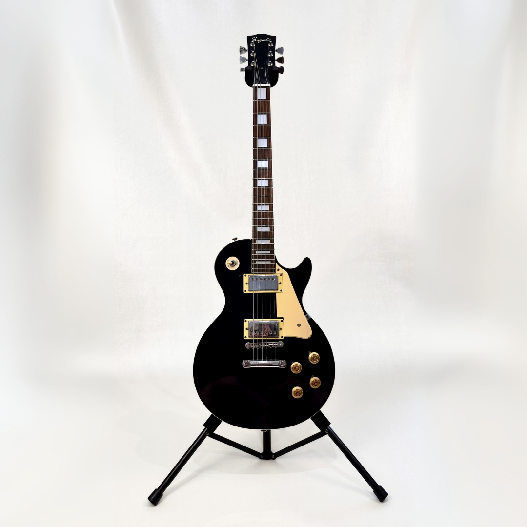 Hall of Fame: 1970s Suzuki Lawsuit Les Paul Electric Guitar in Black