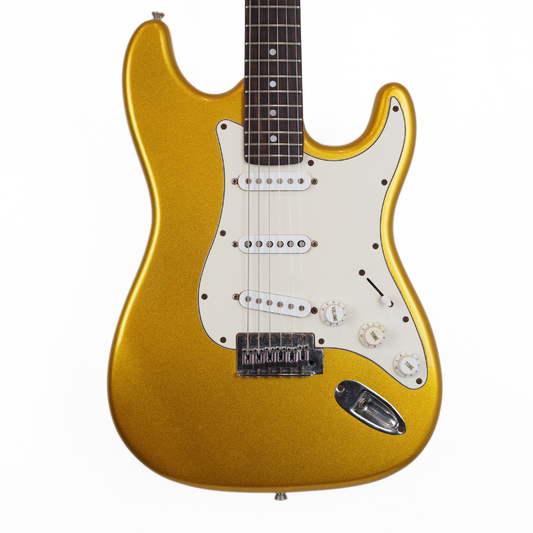 Hall of Fame: Monterey Stage Series Stratocaster Electric Guitar in Gold