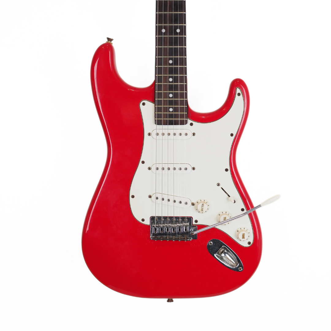Hall of Fame: Cruiser by Crafter ST-Series Stratocaster-Style Electric Guitar in Gloss Red
