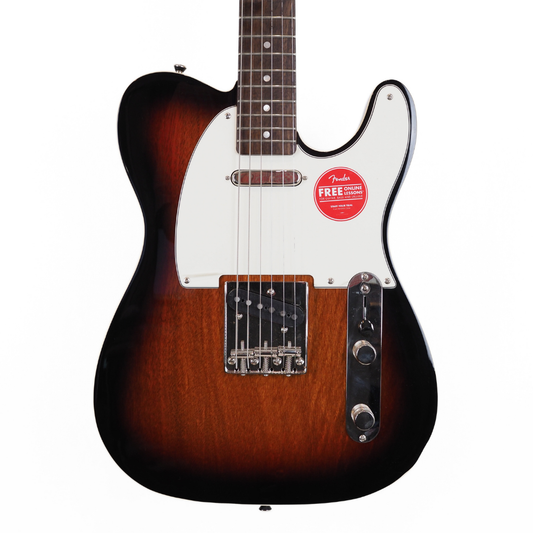 Hall of Fame: 2024 Squier Classic Vibe '60s Custom Telecaster Electric Guitar in 3-Colour Sunburst