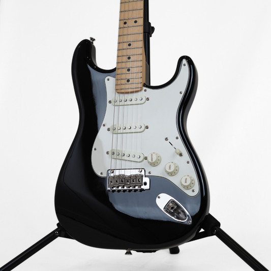 Hall of Fame: Fender Made in Japan Junior Collection Short-Scale Stratocaster Electric Guitar in Black