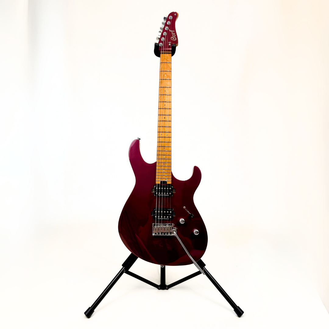 Hall of Fame: 2022 Cort G300 Pro Stratocaster-Style Electric Guitar in Vivid Burgundy