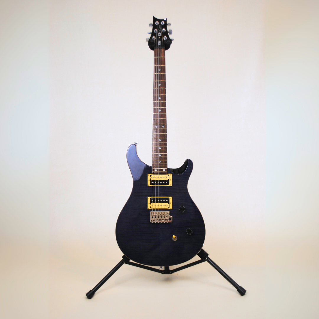 Hall of Fame: 2020 PRS SE Custom 24 Transluscent Blue Electric Guitar