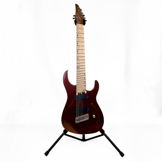 Hall of Fame: Legator Ninja N8FS-RCS 8-String, Fanned/Fanned-Fret Multi-Scale Electric Guitar in Red Colour Shift Finish