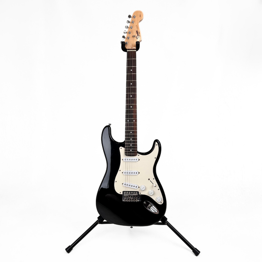 Hall of Fame: Squier Affinity Series Strat Electric Guitar in Black