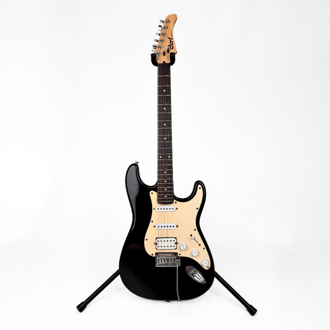 Hall of Fame: 2006 Cort G Series Stratocaster-Style Electric Guitar in Gloss Black
