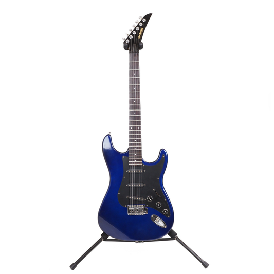 Hall of Fame: Magnum MAG-4MDB Custom Series Super Electric Guitar in Blue