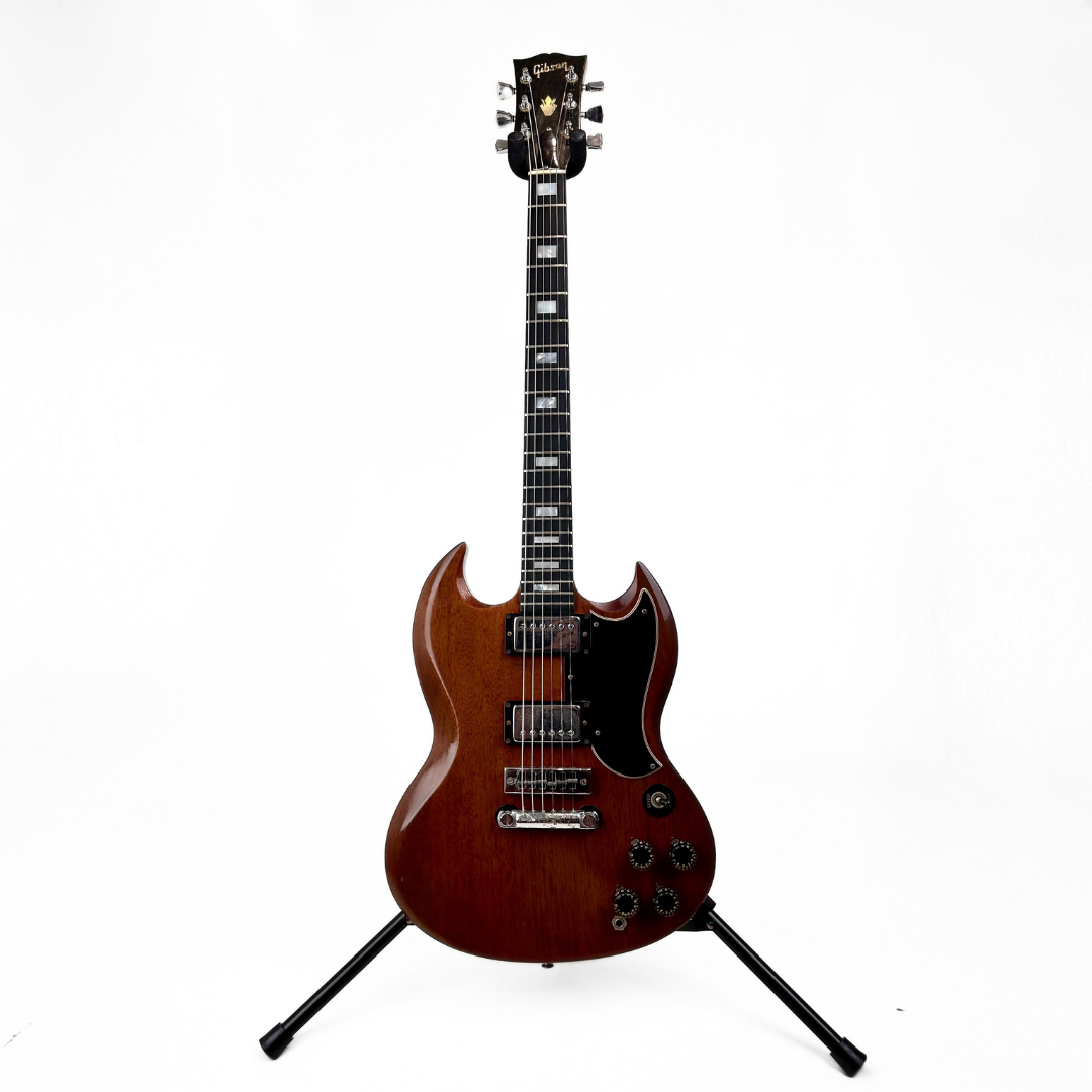 Hall of Fame: 1973 Gibson SG Standard Electric Guitar in Walnut