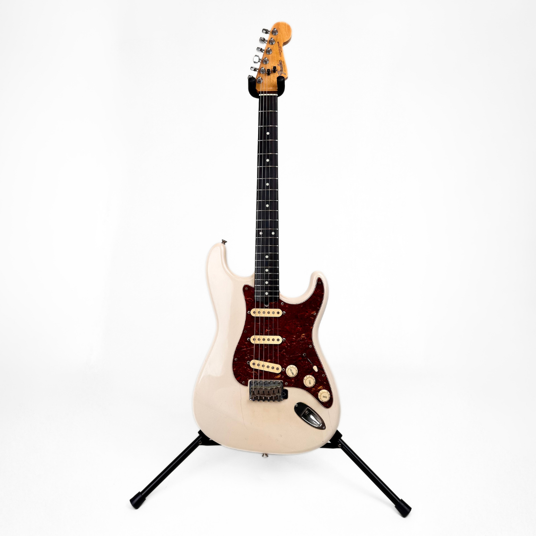 Hall of Fame: 1988 Fender Stratocaster MIJ Electric Guitar in Vintage White