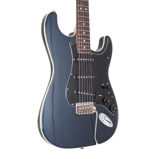 Hall of Fame: 2007 Fender MIJ Aerodyne Stratocaster Electric Guitar in Gunmetal Blue