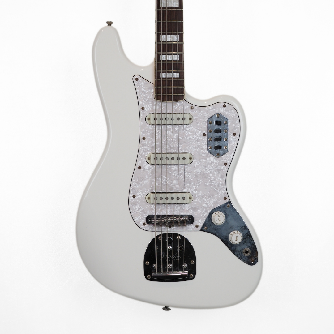Hall of Fame: 2013 Squier 'Vintage Modified' Bass VI Electric Guitar in Olympic White