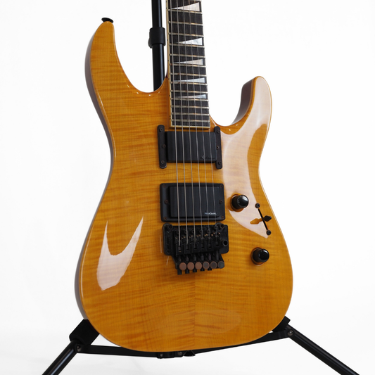 Hall of Fame: 1989 Charvel 750XL MIJ Electric Guitar in Transparent Amber