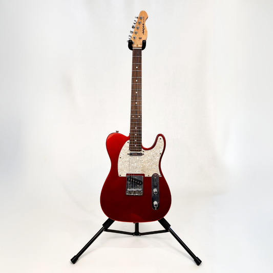 Hall of Fame: Aria 615 Frontier Telecaster-Style Electric Guitar in Candy Apple Red