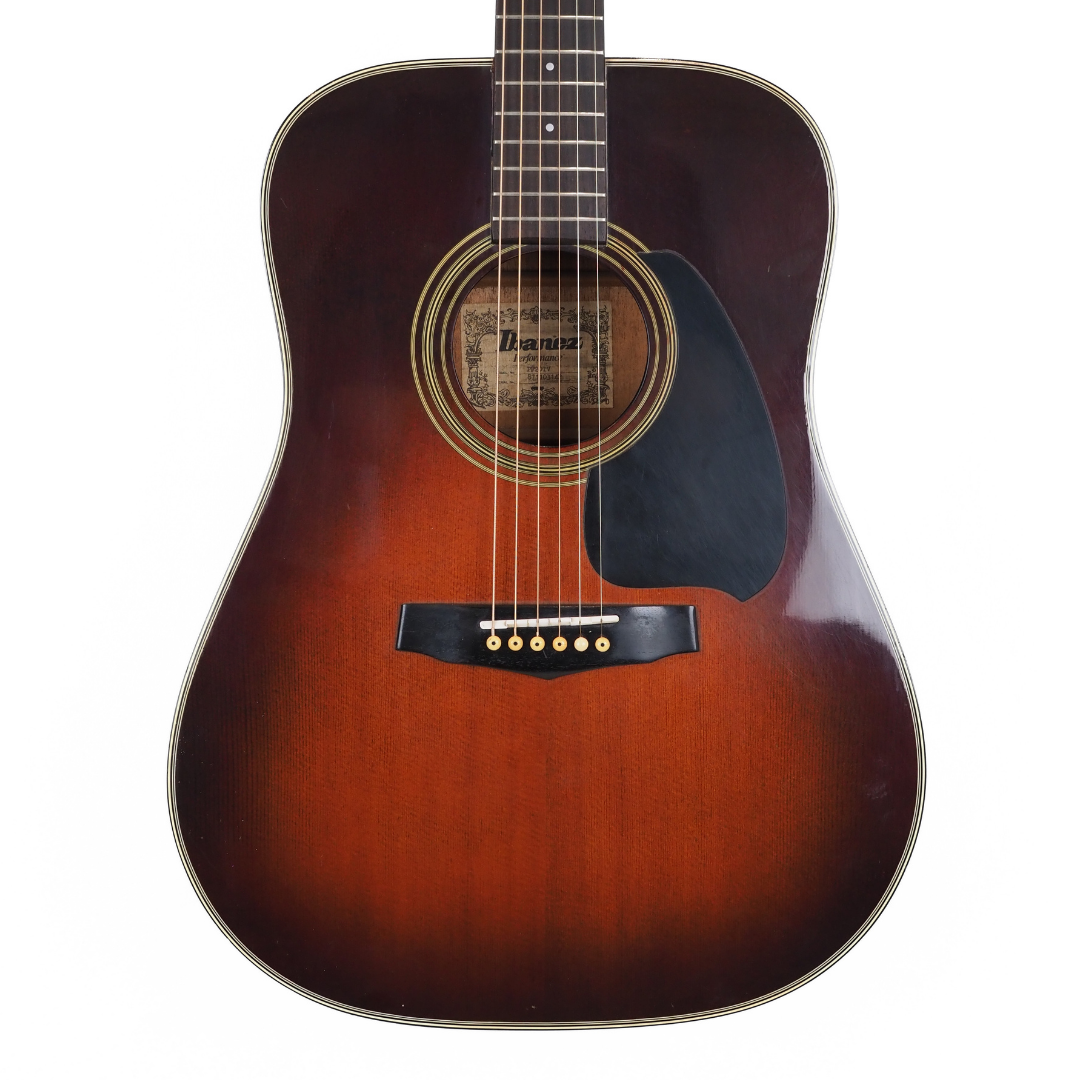 Hall of Fame: 1987 Ibanez PF20TV Dreadnought Acoustic Guitar in Traditional Violin Finish
