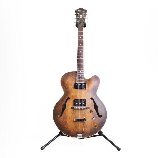 Hall of Fame: 2015 Ibanez AF55 Artcore Hollowbody Electric Guitar in Tobacco Flat Finish