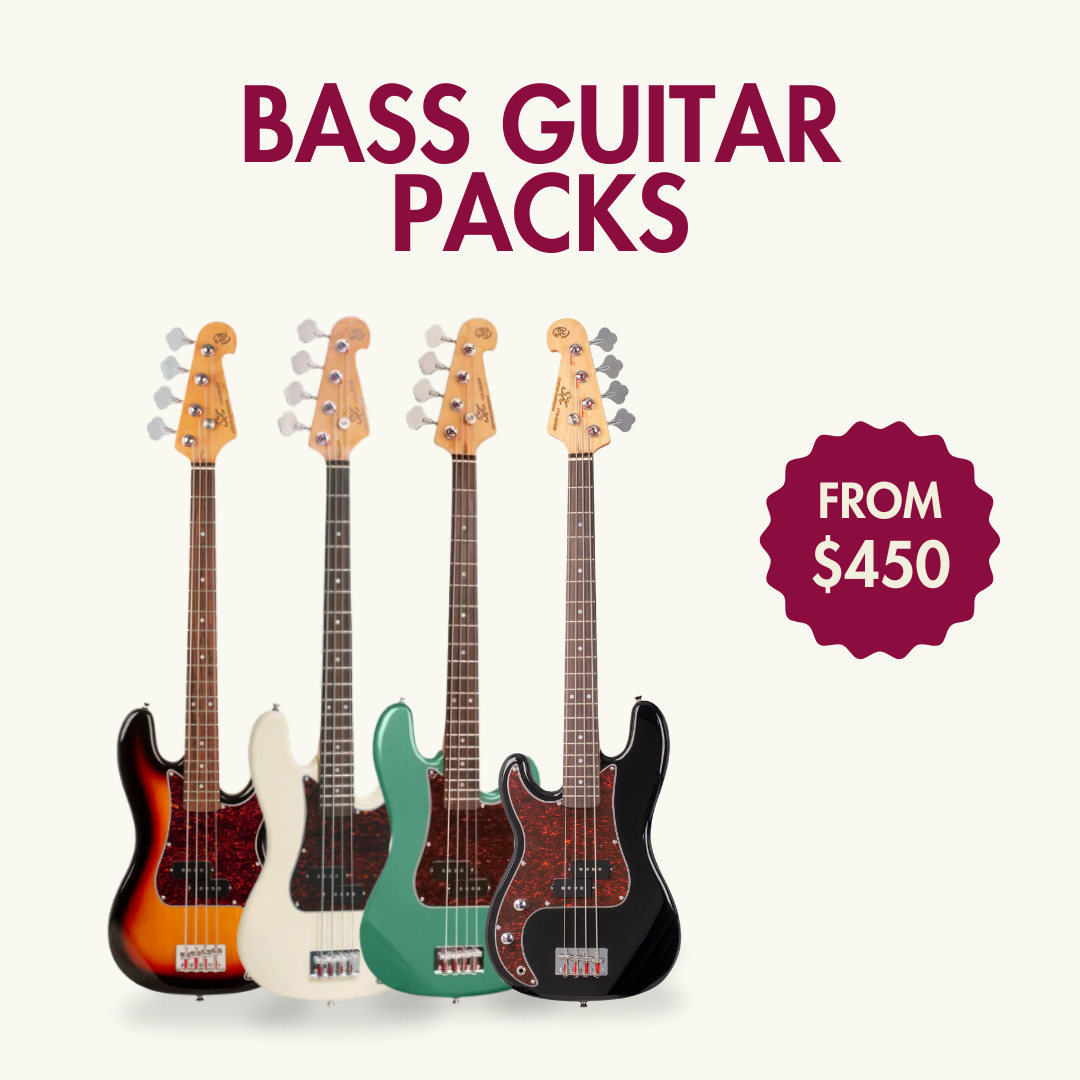Beginner Bass Guitar Packs