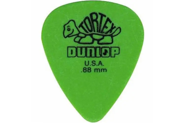 Dunlop Tortex Standard JP188 Green .88 Player’s Guitar Picks (12 Pack)