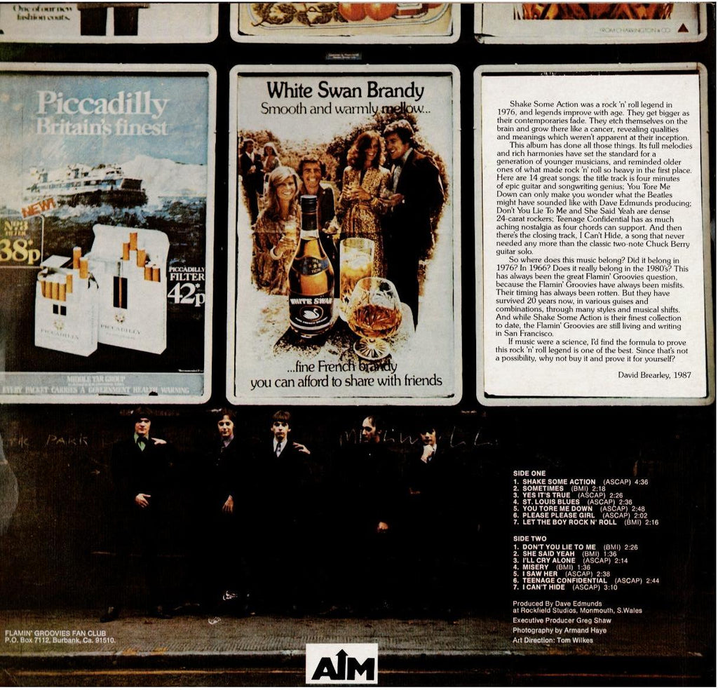 Flamin' Groovies – Shake Some Action (Vinyl, LP, Reissue, Yellow)