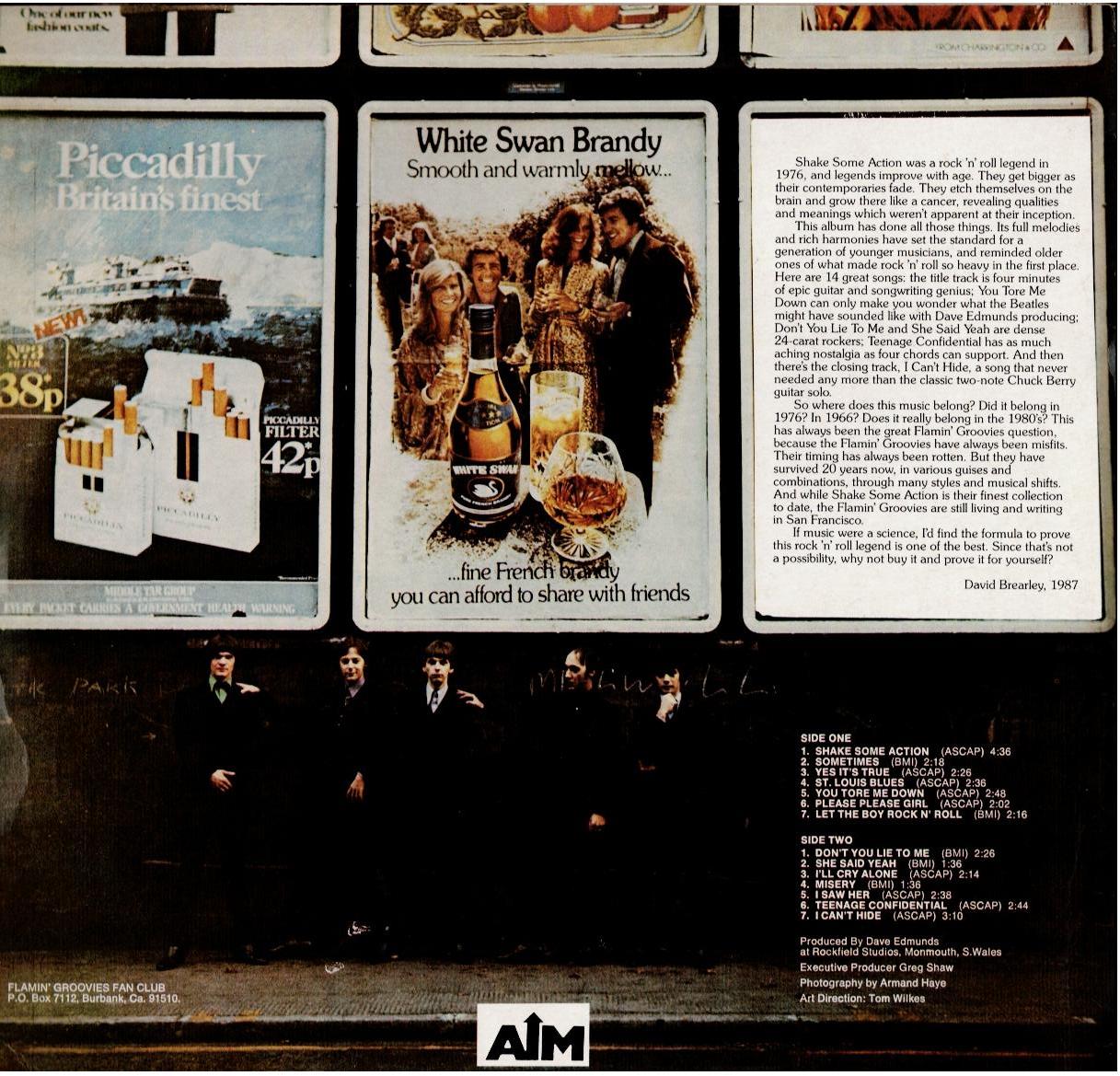 Flamin' Groovies – Shake Some Action (Vinyl, LP, Reissue, Yellow)