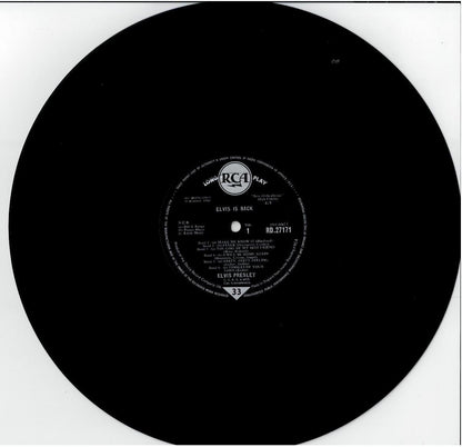 Elvis Presley – Elvis Is Back (Vinyl, LP, Album, Mono, Gatefold sleeve)