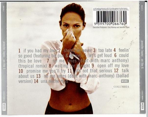 Jennifer Lopez – On The 6 (CD, Album)