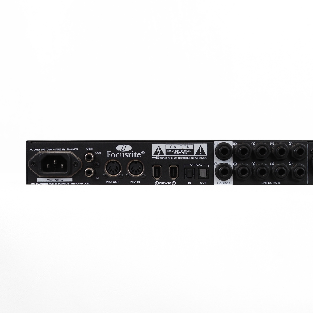 Focusrite Saffire Pro 40 Firewire Audio Interface Rack Mounted Unit