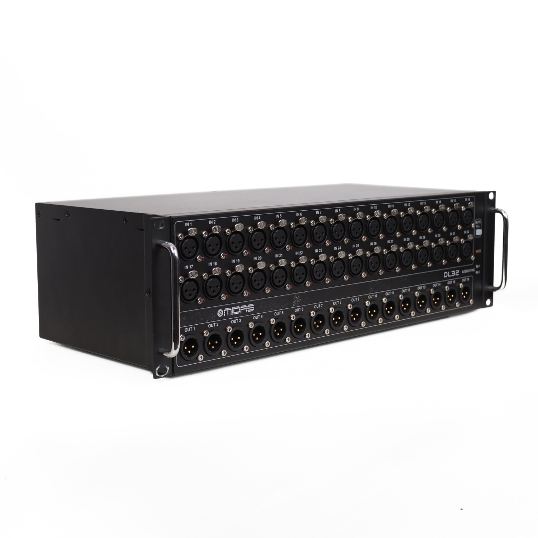 MIDAS DL32 Digital Stagebox 32-Channel In/16-Channel Out Interface Rack Mounted Unit