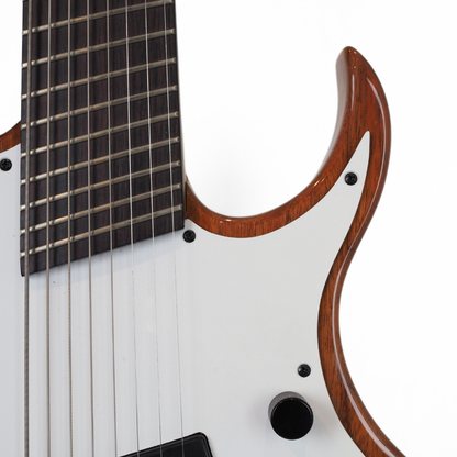 Artist Headless 8-String Multiscale Single Pickup Electric Guitar in Natural Finish