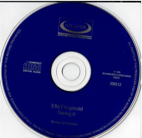Ella Fitzgerald – Swing It! (CD, Compilation)
