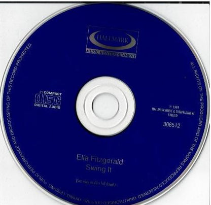 Ella Fitzgerald – Swing It! (CD, Compilation)