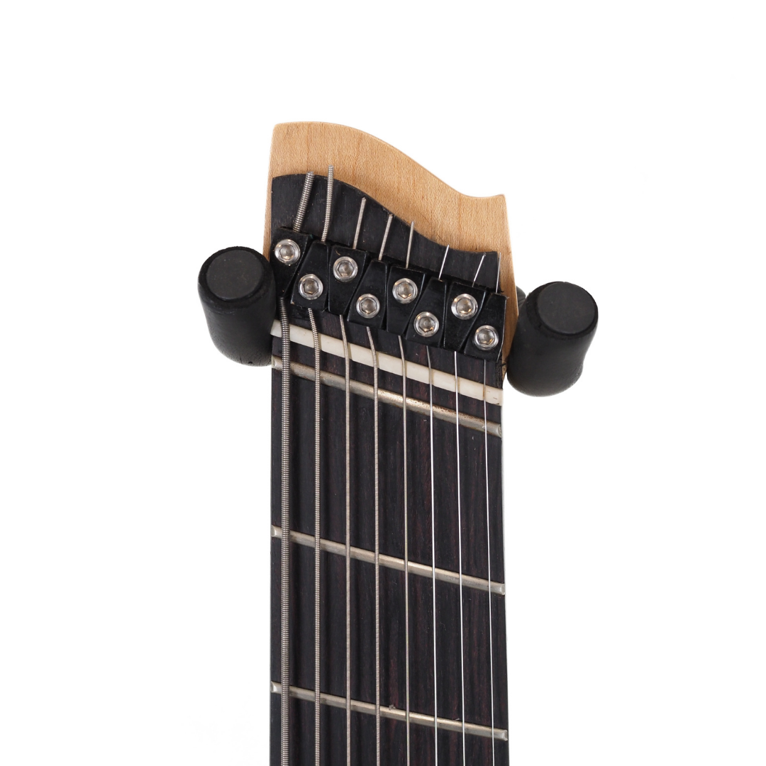 Artist Headless 8-String Multiscale Single Pickup Electric Guitar in Natural Finish