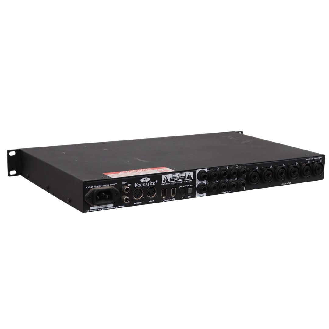 Focusrite Saffire Pro 40 Firewire Audio Interface Rack Mounted Unit