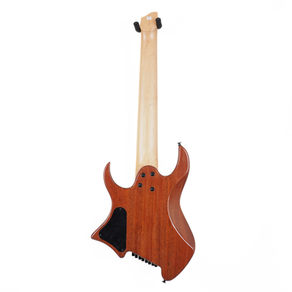 Artist Headless 8-String Multiscale Single Pickup Electric Guitar in Natural Finish