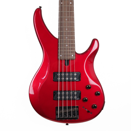 2023 Yamaha TRBX305 5-String Electric Bass Guitar in Candy Apple Red
