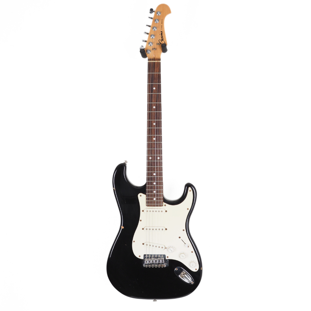 Casino Stage Series Stratocaster-Style Electric Guitar in Black