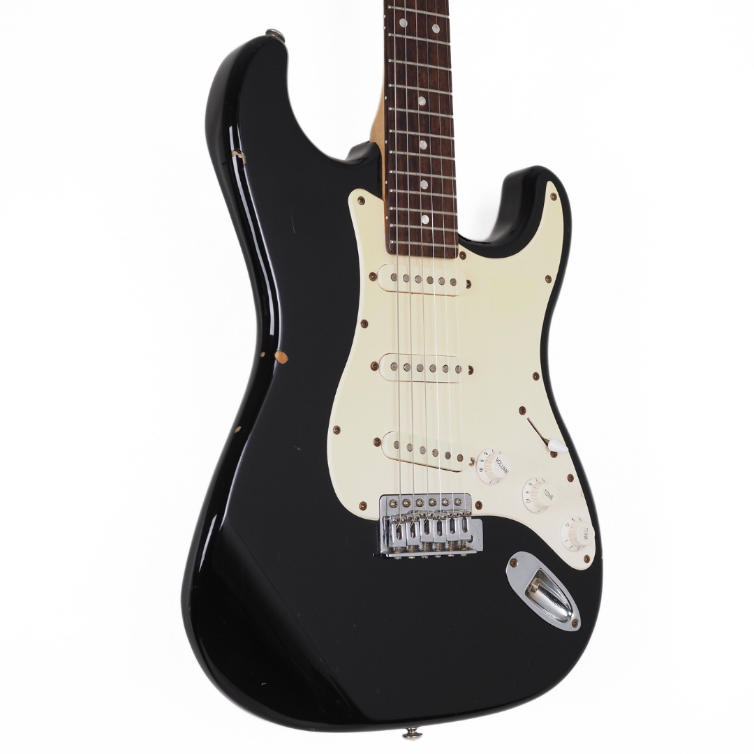Casino Stage Series Stratocaster-Style Electric Guitar in Black