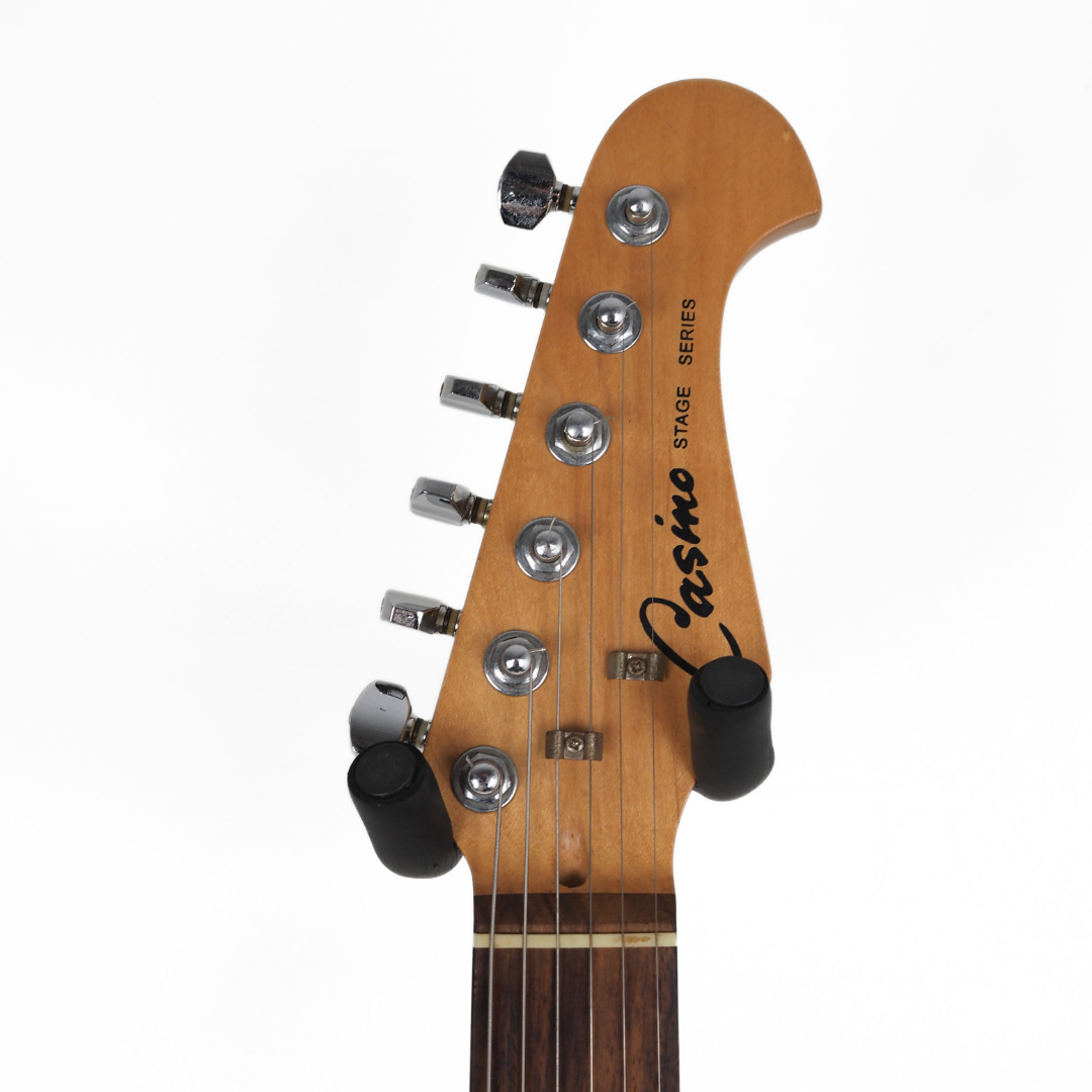 Casino Stage Series Stratocaster-Style Electric Guitar in Black