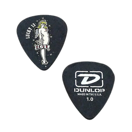 Dunlop 1.0mm Lucky 13 Love Girl Pick (Single)