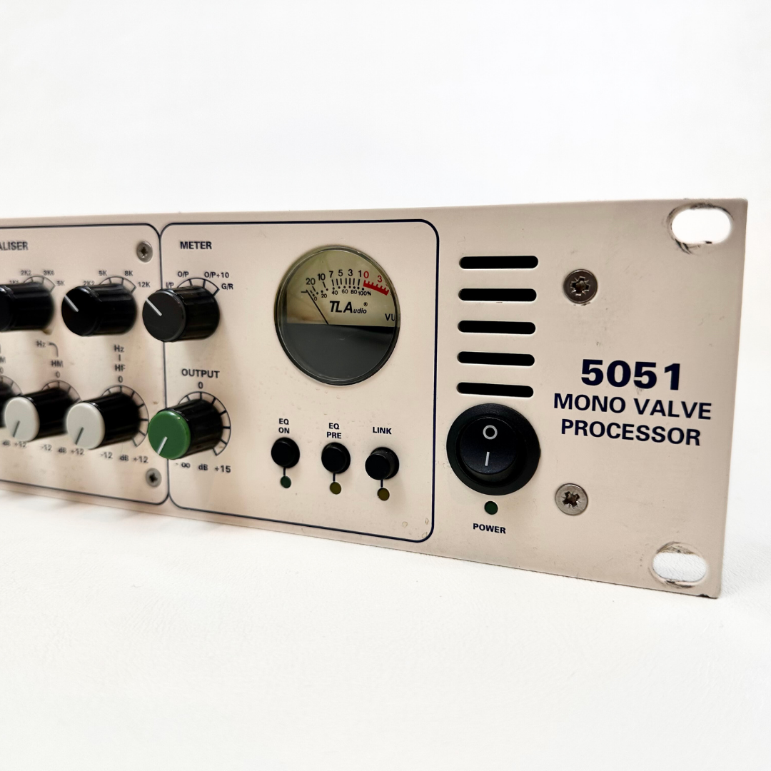 TL Audio 5051 Ivory 2 Series Mono Valve Processor Single-Channel Analogue Channel Strip Rack Mounted Unit