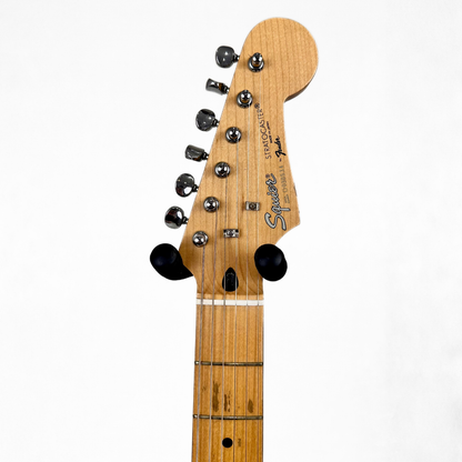 Early 90s Squier by Fender MIJ Stratocaster Electric Guitar in Vintage White Gloss