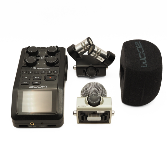 ZOOM H6 Handy Recorder with Accessories & Carry Case