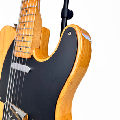 90s Fender Japan TL52-TX '52 Telecaster Electric Guitar with Texas Special Pickups in Butterscotch Blonde Finish