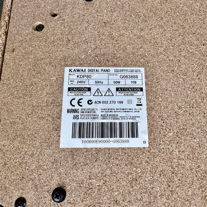 Kawai KDP80 88-Key Graded Hammer Digital Piano (Console Only)