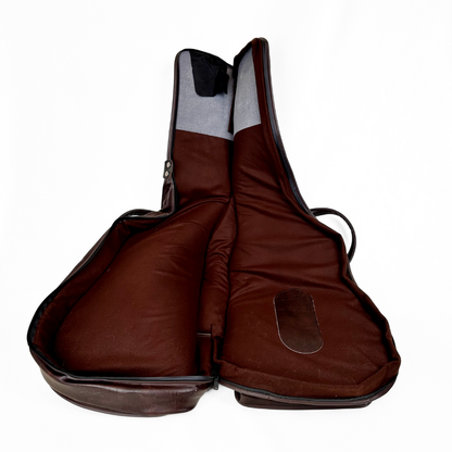 Gig Bag-Branded Japan Premium Leatherette Electric Guitar Gig Bag in Brown