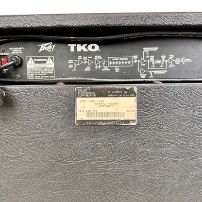 Peavey TKO 115 S 1×15″ Solid-State Bass Combo Amplifier