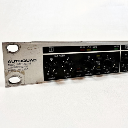 Behringer Autoquad XR2400 4-Channel Expander & Noise Gate Rack Mounted Unit