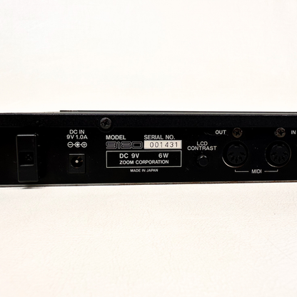 ZOOM 9120 Advanced Sound Environment Processor Rack Mounted Digital Effects & Reverb Unit