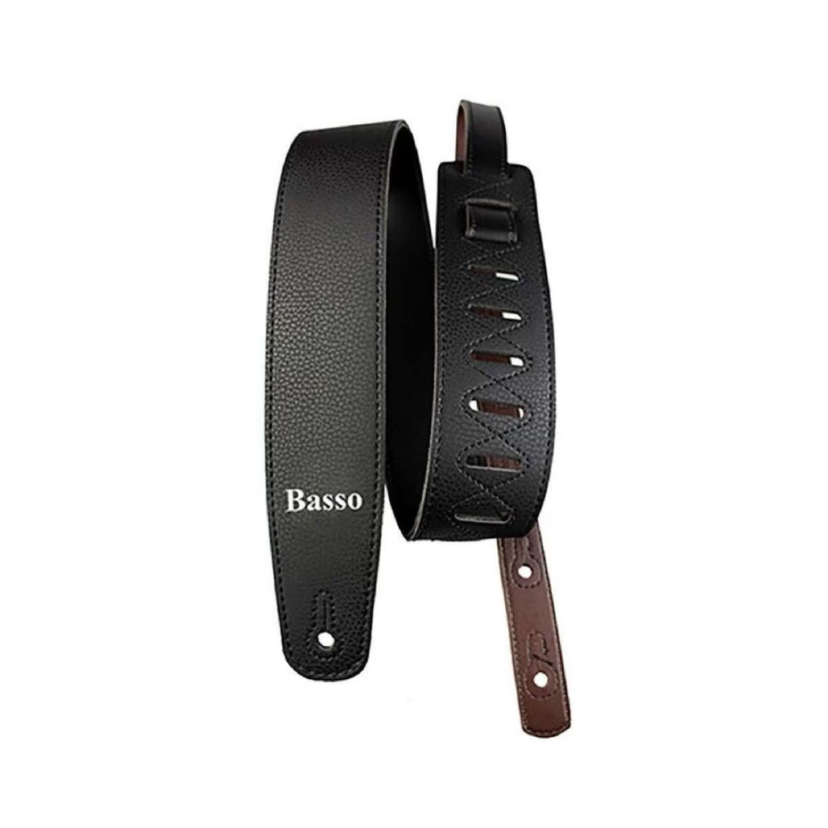 Basso VTL01 Synthetic Vintage Black Guitar Strap