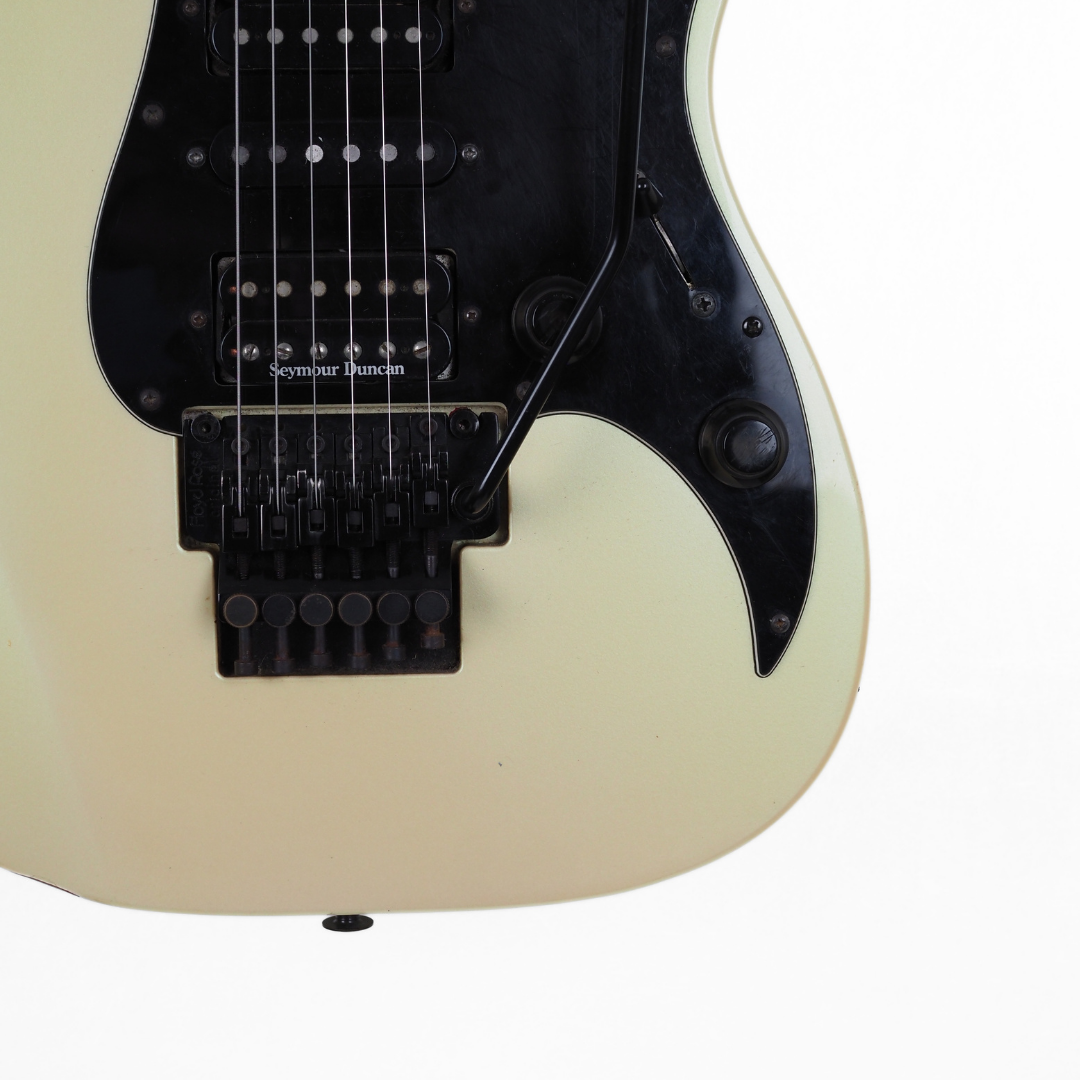 1991 Heartfield by Fender Talon TA-II Electric Guitar in Pearlescent White